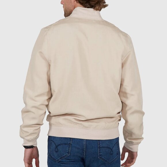 NWT Westport Black Summer Linen Blend Blouson Jacket in Stone size L Tall Casual - Picture 12 of 12